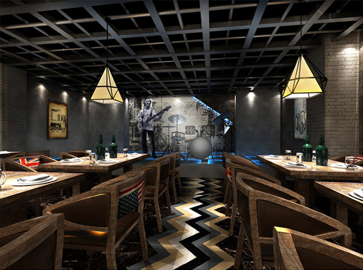 音樂(lè)餐吧酒吧 南京漢拓裝飾